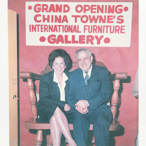 Opening of China Towne with John and Rita Yennock