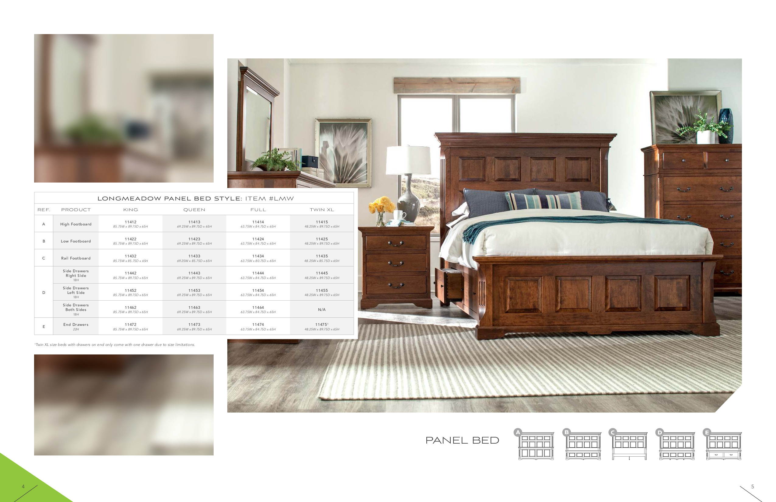Amish Longmeadow Bedroom Collection